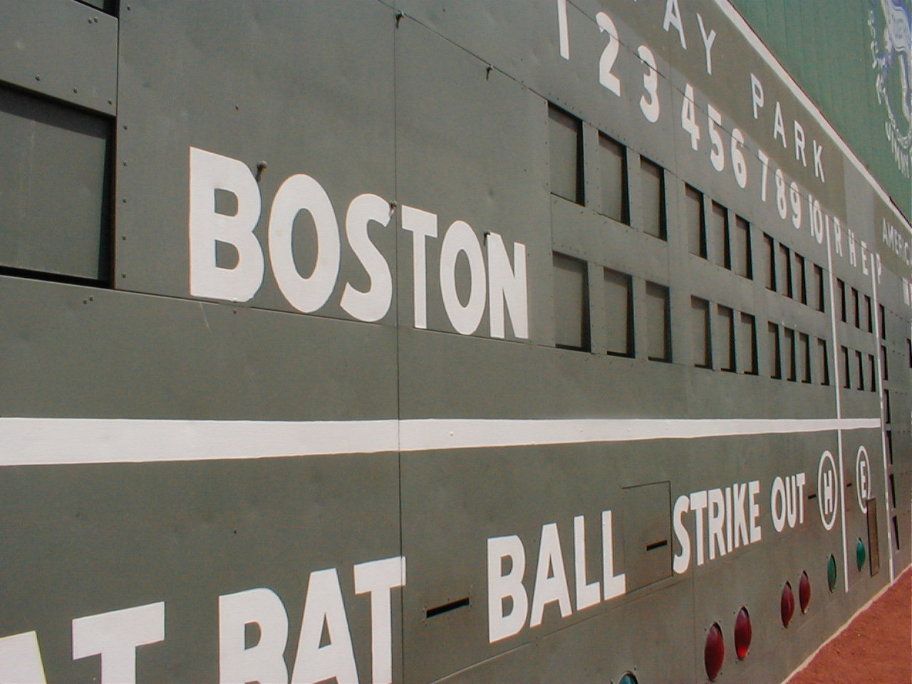 Green Monster Scoreboard 