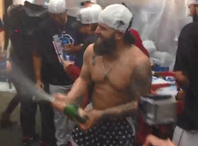 May Mike Napoli Forever Run Drunk and Shirtless Through the Boylston Street  of Our Hearts - Surviving Grady