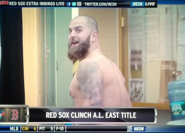 May Mike Napoli Forever Run Drunk and Shirtless Through the